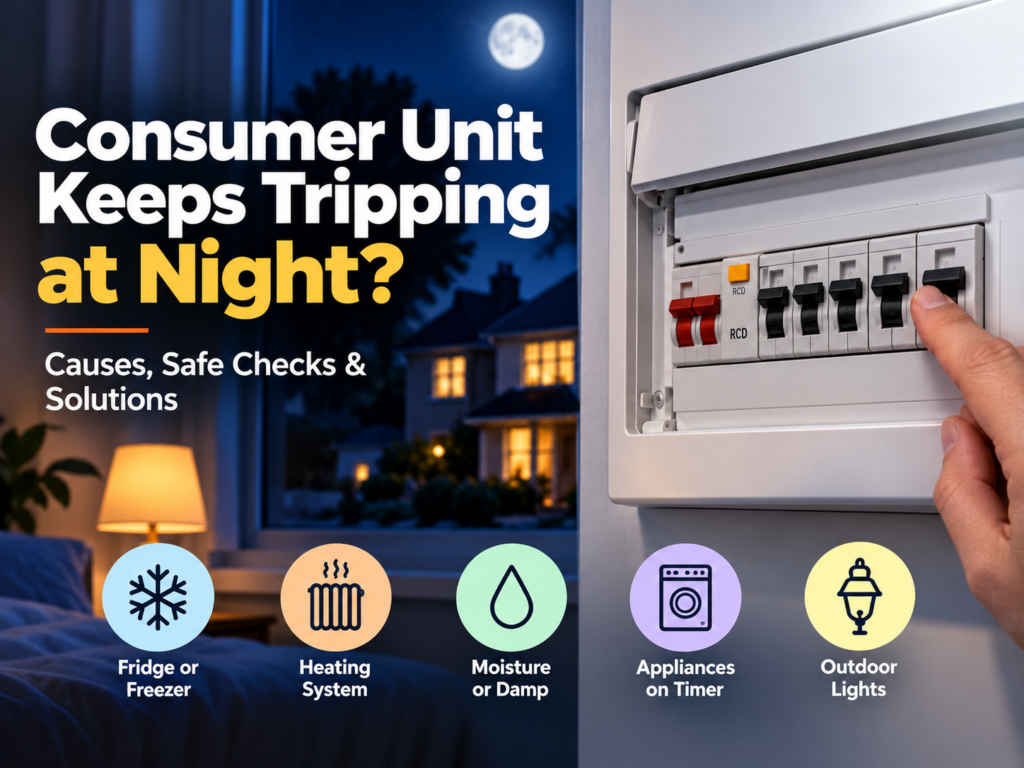 Consumer Unit Keeps Tripping at Night: Causes & Fixes