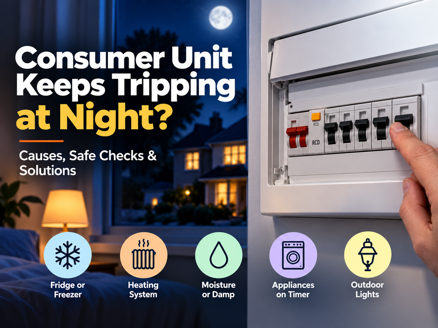 Consumer Unit Keeps Tripping at Night