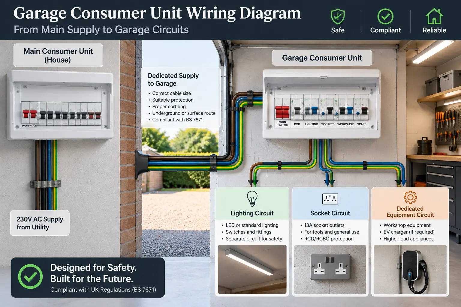 Garage Consumer Unit Wiring Diagram Local Electrical Solution