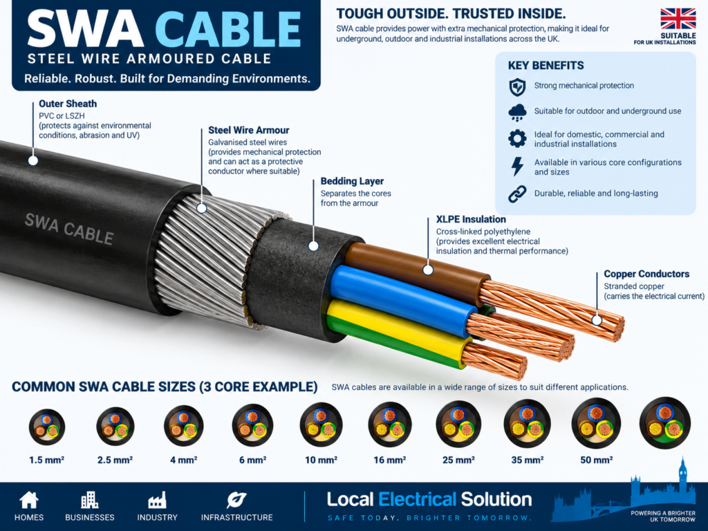 What is a SWA Cable