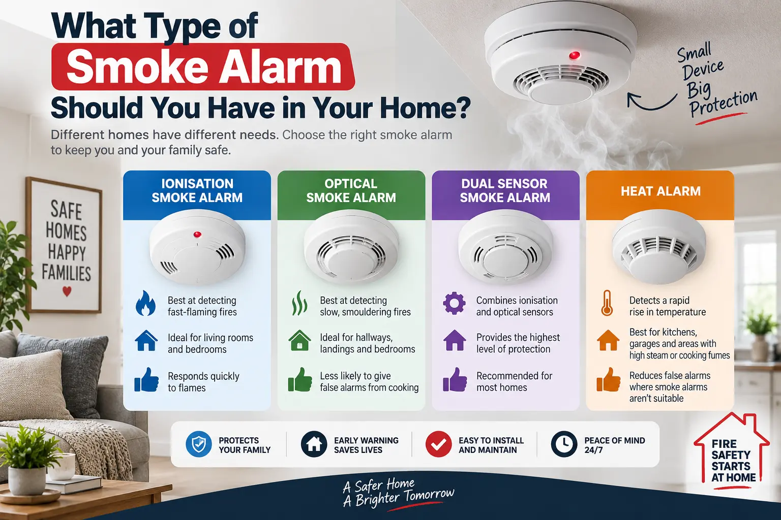 What Type of Smoke Alarm Should You Have in Your Home Local Electrical Solution