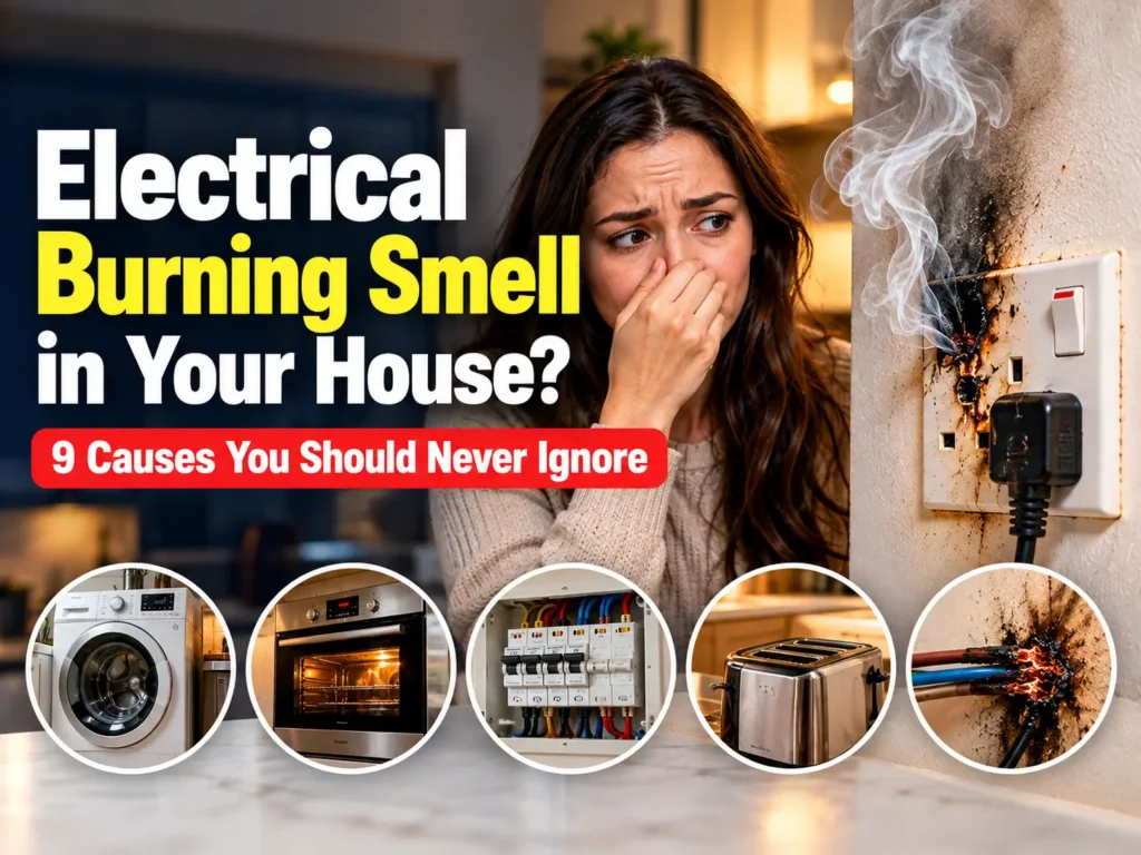 Electrical Burning Smell in Your House: 9 Causes